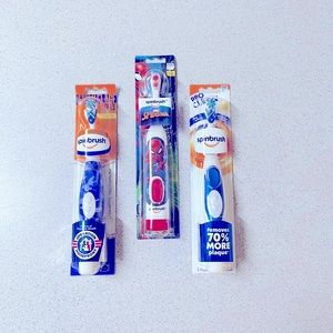 Three spin toothbrush (set)